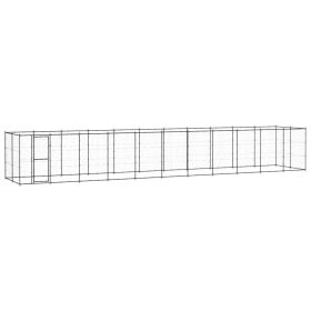 Outdoor Dog Kennel Steel 286.5 ft²