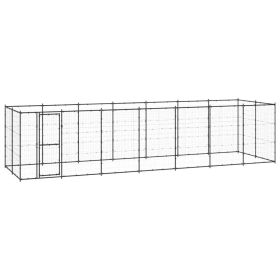 Outdoor Dog Kennel Steel 182.3 ft²