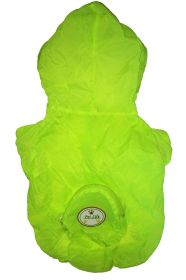 The Ultimate Waterproof Thunder-Paw Adjustable Zippered Folding Travel Dog Raincoat (size: medium)