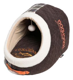 Touchdog Diamond Stitched Active-Play Indoor Panoramic Designer Dog Bed (SKU: PB45DBRLG)